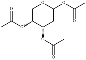 2-Deoxy-D-erythro-pentopyranose 1,3,4-triacetate Struktur