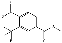 4-Nitro-3-trifluoromethyl-benzoic acid methyl ester Struktur