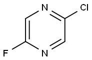 2-chloro-5-fluoropyrazine Struktur