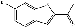 1-(6-Bromobenzo[b]thiophen-2-yl)ethanone Struktur