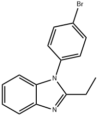 1H-Benzimidazole, 1-(4-bromophenyl)-2-ethyl- Struktur