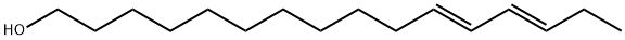 (11E,13E)-Hexadecadien-1-ol Struktur
