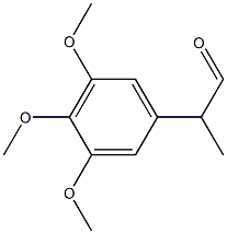 2-(3,4,5-Trimethoxyphenyl)propanal Struktur