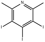 3,4,5-Triiodo-2,6-dimethylpyridine Struktur