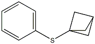 Bicyclo[1.1.1]pentan-1-yl(phenyl)sulphane Struktur