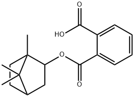 2-(((1,7,7-trimethylbicyclo[2.2.1]heptan-2-yl)oxy)carbonyl)benzoic acid, 98682-85-0, 結(jié)構(gòu)式