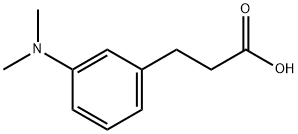 3-(3-(Dimethylamino)phenyl)propanoic acid Struktur