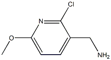 (2-Chloro-6-methoxy-pyridin-3-yl)-methyl-amine Struktur