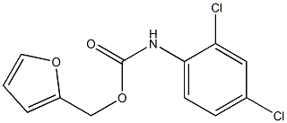 FURFURYL N-(2,4-DICHLOROPHENYL)CARBAMATE Struktur