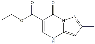 2-methyl-7-oxo-4,7-dihydro-pyrazolo[1,5-a]pyrimidine-6-carboxylic acid ethyl ester Struktur