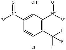 4-Chloro-2,6-dinitro-3-trifluoromethyl-phenol Struktur