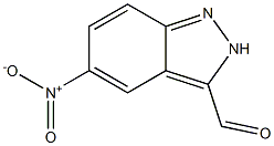 5-Nitro-2H-indazole-3-carbaldehyde Struktur