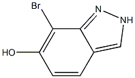 7-Bromo-2H-indazol-6-ol Struktur