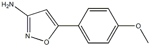 5-(4-Methoxyphenyl)isoxazol-3-amine Struktur