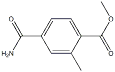 METHYL 4-CARBAMOYL-2-METHYLBENZOATE Struktur