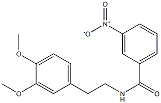 N-[2-(3,4-Dimethoxyphenyl)ethyl]-3-nitrobenzamide, 97% Struktur