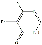 5-Bromo-6-methyl-3H-pyrimidin-4-one Struktur