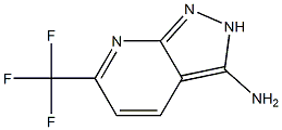 6-Trifluoromethyl-2H-pyrazolo[3,4-b]pyridin-3-ylamine Struktur