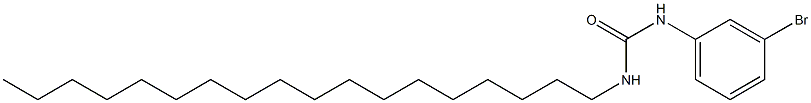 1-(3-BROMOPHENYL)-3-OCTADECYLUREA Struktur