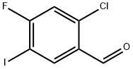 2-Chloro-4-fluoro-5-iodo-benzaldehyde Struktur