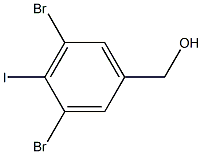 (3,5-Dibromo-4-iodo-phenyl)-methanol Struktur