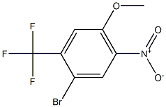 1-Bromo-4-methoxy-5-nitro-2-trifluoromethyl-benzene Struktur