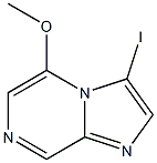 3-Iodo-5-methoxy-imidazo[1,2-a]pyrazine Struktur