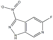 5-Fluoro-3-nitro-1H-pyrazolo[3,4-c]pyridine Struktur