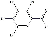 1,2,3,4-Tetrabromo-5-nitro-benzene Struktur