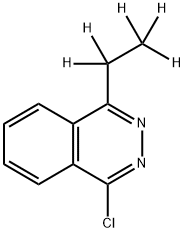 1-Chloro-4-(ethyl-d5)-phthalazine Struktur