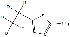 2-Amino-5-(ethyl-d5)-thiazole Struktur