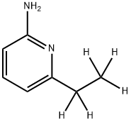 2-Amino-6-(ethyl-d5)-pyridine Struktur