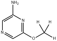 2-Amino-6-(methoxy-d3)-pyrazine Struktur