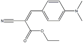 (Z)-ethyl 2-cyano-3-(4-(dimethylamino)phenyl)acrylate Struktur