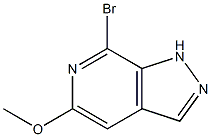 7-Bromo-5-methoxy-1H-pyrazolo[3,4-c]pyridine Struktur