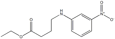 4-(3-NITRO-PHENYLAMINO)-BUTYRIC ACID ETHYL ESTER Struktur