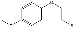 4-(2-(METHYLTHIO)ETHOXY)ANISOLE Struktur