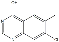 7-Chloro-6-methyl-quinazolin-4-ol Struktur