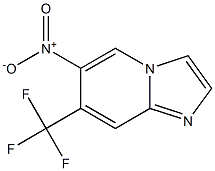 6-Nitro-7-trifluoromethyl-imidazo[1,2-a]pyridine Struktur