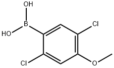 2,5-Dichloro-4-methoxyphenylboronic acid Structure