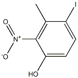 4-Iodo-3-methyl-2-nitro-phenol Struktur