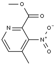 4-Methyl-3-nitro-pyridine-2-carboxylic acid methyl ester Struktur