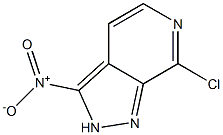 7-Chloro-3-nitro-2H-pyrazolo[3,4-c]pyridine Struktur