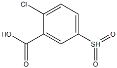 2-chloro-5-hydrosulfonylbenzoic acid Struktur