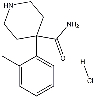 4-o-tolylpiperidine-4-carboxamide hydrochloride Struktur