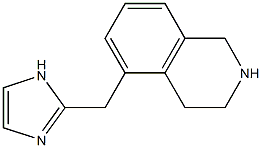 5-((1H-imidazol-2-yl)methyl)-1,2,3,4-tetrahydroisoquinoline Struktur