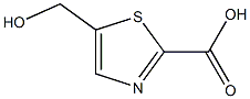 5-(hydroxymethyl)thiazole-2-carboxylic acid Struktur