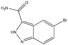 5-Bromo-2H-indazole-3-carboxylic acid amide Struktur