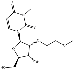 N3-Methyl-2'-O-(2-methoxyethyl)uridine 結(jié)構(gòu)式