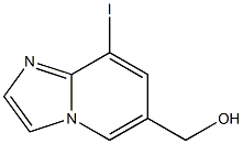 (8-Iodo-imidazo[1,2-a]pyridin-6-yl)-methanol Struktur